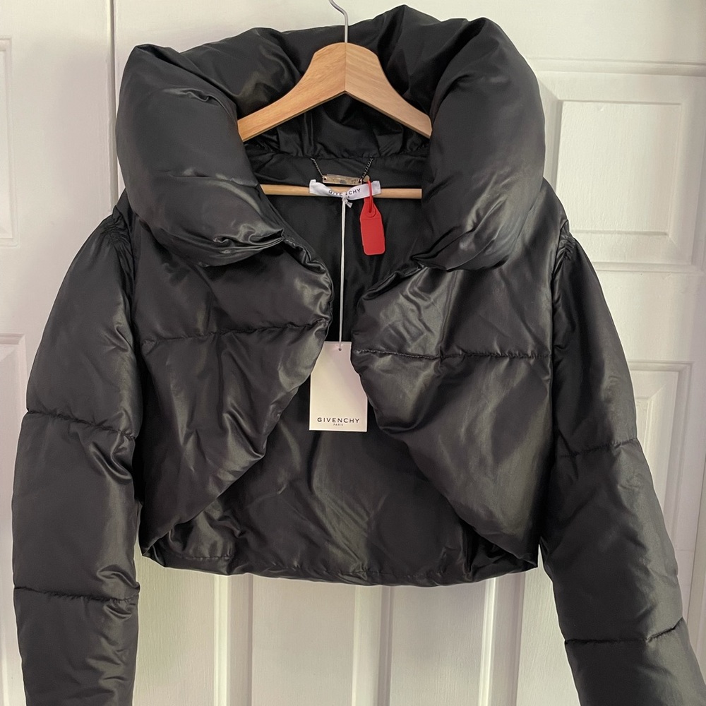 Givenchy cropped puffer jacket.